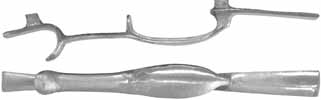 Triggerguard, Allentown-Bethlehem or Buck's County, sand cast nickel silver